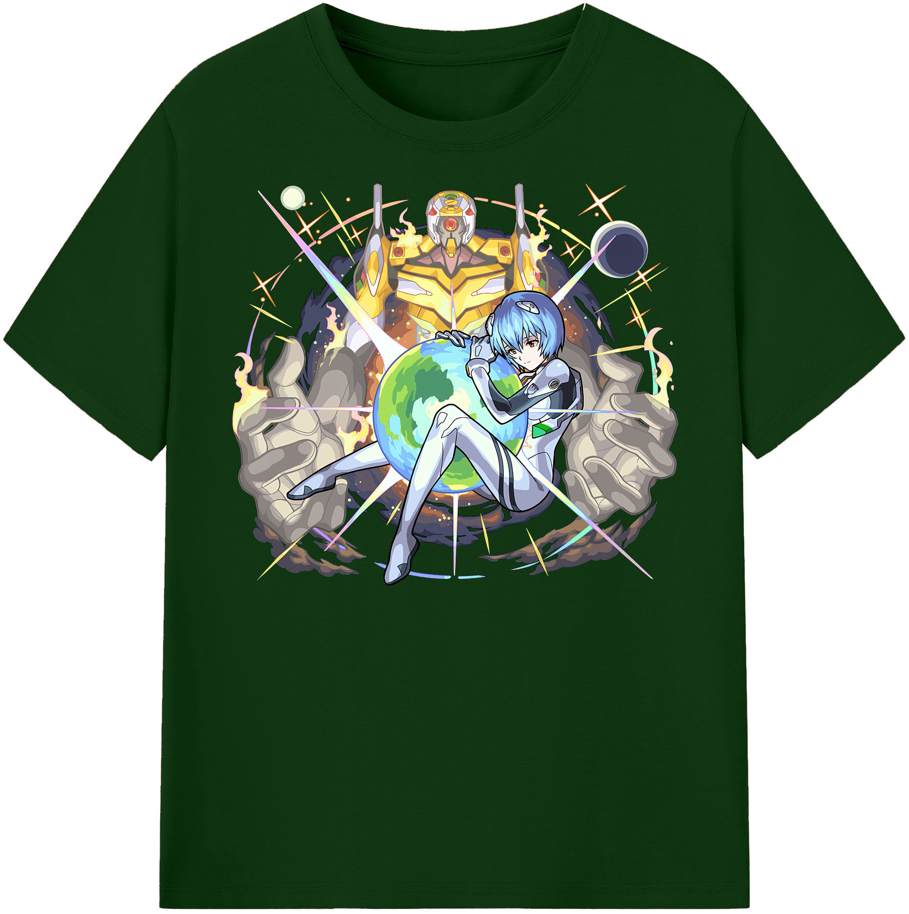 （画像用） EVA 新世紀エヴァンゲリオン 綿100％半袖Tシャツ（フロントプリント）
